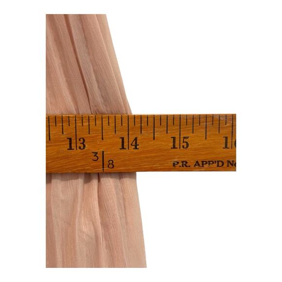 H M Dress Women 10 Chiffon Pleated Racer Back‎ Layered Semi Sheer Wedding Date - Picture 7 of 10